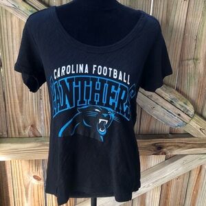 Carolina Football Panthers Short Sleeve T-Shirt 4Her by Carl Banks Size M